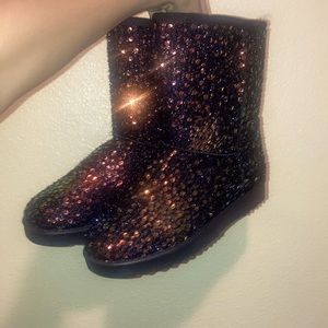 Sequin Boots (Fur Lined)